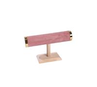 Organisateur élastiques cheveux T-bar Jewelry Chain Hairband Watch Necklace Bracelet Display Stand Rack Holder Fashion Woman Colors Size Style pour Organisateur élastiques cheveux coiffeuse(Red)