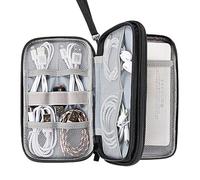 Organisateur Électronique,Pochette De Transport Antichoc Antipoussière Avec Fermeture Éclair - Étui de Transport pour Accessoires Électroniques - pour Clés USB, Écouteurs, Téléphones, Chargeurs, Femme