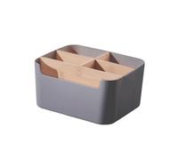 Organisateur Empilable - Caddy Portable Fabriqué en Corée pour Salle de Bain,Bureau,Loisirs Créatifs ou Fournitures Scolaires (Gris)