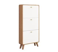Organisateur étroit de meuble à chaussures pour le rangement fin de l'entrée, meuble à chaussures caché sur pied dans un petit espace avec étagère réglable, pour placard étroit, entrée, salon (taille