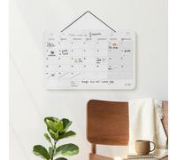 ORGANISATEUR FAMILIAL MENSUEL | Calendrier magnétique frigo et tous supports | Facilite l'organisation familiale | Planificateur magnétique mensuel