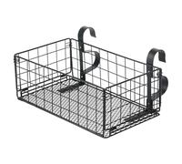 Organisateur latéral pour patio - Porte-gobelet métallique | Conteneurs organisateurs pour piscines en plein air, conteneur polyvalent pour serviettes, jouets et accessoires pour terrasse, jardin ou