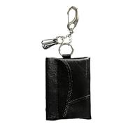 Organisateur miniature de porte-monnaie en cuir PU avec reptilien à la mode détaillant porte-clés fait à la main imprimé serpent porte-clés portefeuille
