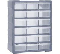 Organisateur multi tiroirs avec 18 tiroirs centraux 38x16x47 cm G