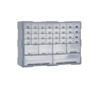 vidaXL Organisateur multi-tiroirs 40 tiroirs – boîte à coudre, armoire de rangement