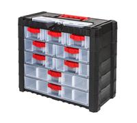 Organisateur Multicase Cargo Magazine de pièces clientes rouge noir tiroirs 3...