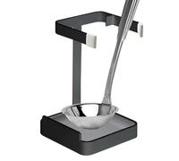 Organisateur multifonctionnel en métal avec plateau et repose-cuillère et porte-ustensiles sur plan de travail ou armoire de cuisine