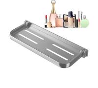 Organisateur mural pliable - Étagère flottante en aluminium, plate-forme murale, panneau pliable compact | Système de stockage d'espace minimal pour salle de bains, cuisine, camping-car, blanchisserie