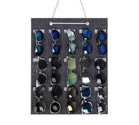 Organisateur Mural Pour Lunettes De Soleil,Avec 15 Fentes Verticales En Feutre Pour Affichage Et Accrochage - Range-Soleil Mural | Pour Les Lunettes De Chevet La Table De Nuit La Chambre La Porte Et L