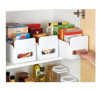 Organisateur Placard Cuisine - WENKO - Lot de 3 - Blanc - Plastique - Synthétique - Rectangulaire