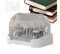 Organisateur pour biberons - Grand porte-linge pour biberons avec stockage,Conteneur peu encombrant Comptoir Parents Chambre à coucher Garde-manger Changement de couches Maman Garçons