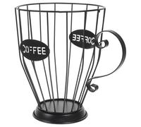 Organisateur pour Comptoir Support de Rangement Café Dosette Fer Noir