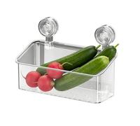 Organisateur pour douche avec ventouse | Sans perçage ni vissage Support mural | Étagère au-dessus de l'évier, Pour utilisation I, appartement, douche, buanderie, logement étudiant, ainsi que pour gel