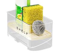 Organisateur pour évier de cuisine | Vidange et stockage du savon d'évier - Support pour torchons de cuisine - Pour salle de bain, douche, appartement, hôtel, restaurant, salle à manger