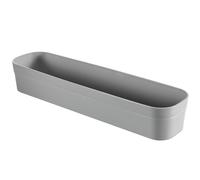 CURVER Casier de Rangement Infinity L - 30,5 x 7,7 x 5,1 cm - Recyclé - Gris Clair