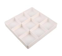 Organisateur PP à Tiroir Maquillage Compartiments 9 de Blanc | Coiffeuse, Rangement Modulable à Séparateur Ajustable, Accès Rapide aux Soins du Visage et Parfum