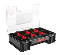 Organisateur - QBRICK - Boîte à outils - 10 Compartiments - Polycarbonate - Noir