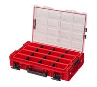 QBRICK SYSTEM Malette Outils Boîtes à Outils Valise ONE Organizer XL 2.0 Long Bin RED Ultra HD Rouge 600 x 400 x 145 mm