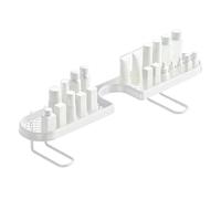 Organisateur Range-Savon Robinet Cuisine - Support Rangement Robinet En Forme U | Tablette Au-Dessus De L'Évier Sans Perçage,Pour Salle De Bain, Douche, Cuisine, Appartement, Dortoir Et Location