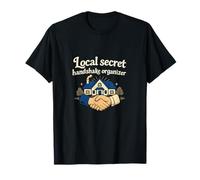 Organisateur Secret Local avec Badge de fierté T-Shirt