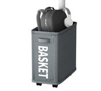 Organisateur sous table - Panier en tissu Oxford avec poignée - Chariot à roulettes sous table sur roulettes pour cuisine, chambre à coucher, salon, bureau, extérieur, camping, livres, dossiers