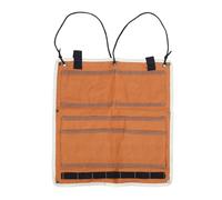 Organisateur Suspendu Camping, Sac Rangement Tente en Toile Portable Multifonctionnel avec Poches pour Enjeux, Poteaux, Corde, Organisateur Pique-Nique, Fournitures en Plein Air