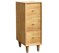 Organisateur Tiroir Rangement Cuisine Cadre en Bois Massif Tiroir de Rangement Extra-Haut de 16cm Tiroir Coulissant Cuisine pour La Cuisines À Domicile(Natural,30 * 40 * 71cm)