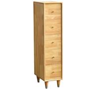 Organisateur Tiroir Rangement Cuisine Cadre en Bois Massif Tiroir de Rangement Extra-Haut de 16cm Tiroir Coulissant Cuisine pour La Cuisines À Domicile(Natural,40 * 40 * 109cm)