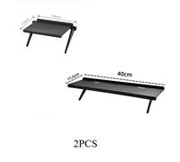 Organisateur Universel Réglable D'Étagère Supérieure De Télévision/Moniteur-Support Polyvalent Peu Encombrant Pour Routeur,Accessoires D'Ordinateur De Boîte Multimédia.2Pcs 16Cm 40Cm.