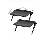 Organisateur Universel Réglable D'Étagère Supérieure De Télévision/Moniteur-Support Polyvalent Peu Encombrant Pour Routeur,Accessoires D'Ordinateur De Boîte Multimédia.2Pcs 16Cm.