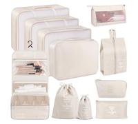 Organisateur Valise 11 Pièces Organiseurs de Bagage pour Voyage, Organisateur Valise Packing Cubes pour Voyage, sacs à Vêtements, Chaussures, Sacs de Rangement