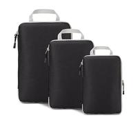 Organisateur Valise Lot de 3 cubes de rangement compressibles for voyage, pliables et étanches, en nylon, portables, avec sac à main et organisateur de bagages(Style 02)