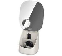 Joseph Joseph Miroir de maquillage Viva rangement cosmétiques miroir grossissant 1x/3x Beige