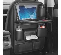 Organisateur Voiture Enfant pour Ford Taurus MK8 2023 2024, Protection Siège Voiture Enfant, Protège Rangement Tablette with Foldable Table Tray and Transparent Pocket
