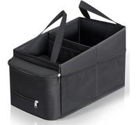 Organisateur Voiture, Pliables Siege Avant Rangement Voiture, Organisateur Voiture Enfant Avec Porte-Gobeletsde, Multipurpose Poches Pour Jouets, Collations, Livres, Accesoire Pour Voiture