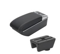 organisateur voiture Pour Ibiza Pour MK4 IV 6J 2008-2017 Console Intérieure Voiture Boîte Rangement Accoudoir Central(White Line)