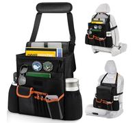 Organisateur Voiture, SièGe ArrièRe, Multi-Compartiments Suspendus Avec Poche SéParéE Pour Ordinateur Portable, Sangles RéGlables Et Boucles RenforcéEs, Pour Voitures, Camions Et Fourgonnettes