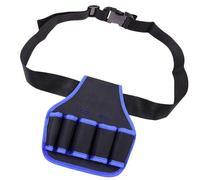 Organisateurs à outils compacts à 5 emplacements avec sangle de taille 129 g - Design léger pour travaux de construction, maintenance et installation - Pochette à outils multi-poches pour