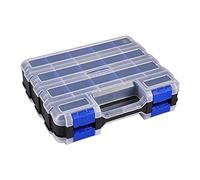 Organisateurs à outils pour petites pièces avec compartiments amovibles, double face, organisateur de rangement de matériel