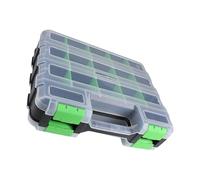 Organisateurs à outils pour petites pièces avec compartiments amovibles, double face, organisateur de rangement de matériel