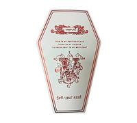 Organisateurs de bijoux compacts en forme de cercueil - Étui étanche en polyuréthane - Parfait pour les décorations terrifiantes de mariage et d'Halloween - Rangement de bijoux pour collectionneurs