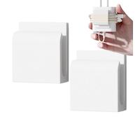 Organisateurs de câbles,Organisateur de câble de charge | Porte-câble de table 2 pièces - Étui de câble de charge adhésif, support de bloc de chargeur, gestion de câble multifonction pour scriv