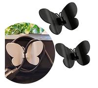 Organisateurs de Cordon pour Kitchen Aid, Petits Appareils MéNagers, MéLangeur, CafetièRe, Lot de 2 Range Câbles en forme de papillon pour Appareils de Cuisine (Noir)