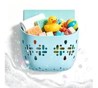 Organisateurs de de bain, grande capacité de drainage avec ventouses | Support mural de rangement pour jouets de salle de bain pour enfants, garçons, filles, shampoing, savon corporel