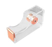 Organisateurs de distributeurs de ruban acrylique compacts avec conception antidérapante pour créer en toute transparence des espaces de bureau et de travail à domicile, utilisez un de ruban