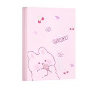 Organisateurs de documents en, milk tea 60 PAGES, E 60 PAGES | Pochettes transparentes avec thème de dessin animé pour le stockage des papiers d ' examen, accessoires de travail