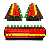 Organisateurs de douilles avec forte rétention 77 pièces pour garage, atelier, optimisation de l'espace, étagère de rangement d'outils automobiles