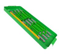 Organisateurs de douilles de 6,35 mm, 1,27 cm, support de rangement pour plateaux de taille standard