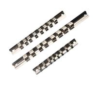 Organisateurs de douilles en acier robuste 150/190/260 mm pour organiser le rangement d'outils dans les garages, les ateliers, les réparations en plein air, rangement multi-tailles