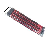 Organisateurs de douilles robustes de 6,35 mm, 9,5 mm, 1,27 cm pour boîte à outils, tiroir, plateau à douilles de taille standard
